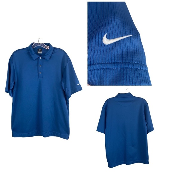 Nike Other - Nike Golf Men’s Blue Short Sleeve Polo Size Medium